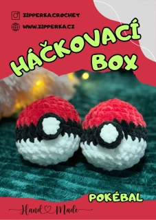 Háčkovací box - Pokébal (2 ks)
