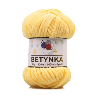Žinylková příze BETYNKA - 302 žlutá
