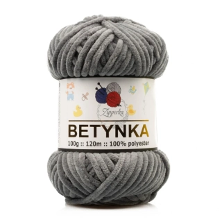 Žinylková příze BETYNKA - 320 tmavě šedá