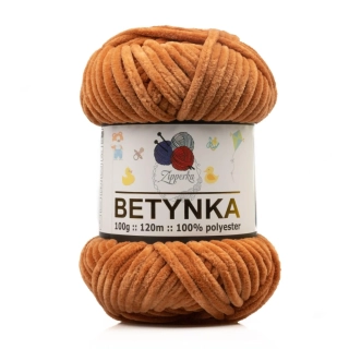 Žinylková příze BETYNKA - 337 medově hnědá